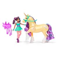 Unicorn Academy Pop Ava En Unicorn Leaf Met Licht (11.5 Cm - thumbnail