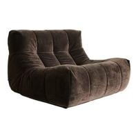 HKliving Lazy Lounge fauteuil Royal Velvet Espresso - thumbnail
