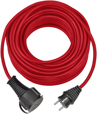 Brennenstuhl kwaliteitsrubber verlengkabel | ip44 | 10m | rood | h05rr-f 3g1.5 - 1161850 Brennenstuhl kwaliteitsrubber verlengkabel | ip44 | 10m | rood | h05rr-f 3g1.5 - 1161850