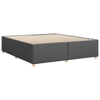 Bedframe zonder matras stof donkergrijs 180x200 cm - thumbnail