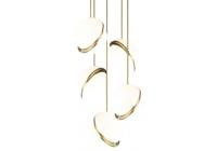 Lee Broom - Mini Crescent kroonluchter Hanglamp messing - thumbnail