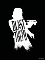 Kunstdruk Star Wars - Silhouette Quotes Stormtrooper 30x40cm - thumbnail