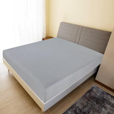 VidaXL Hoeslaken jersey 90x200 cm katoen grijs