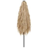 Parasol met stalen paal 268x268x226 cm bruin - thumbnail