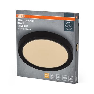 OSRAM HOMELIGHTING 4099854604126 Plafondlamp, LED-plafondlamp Zwart OSRAM HOMELIGHTING 4099854604126 Plafondlamp, LED-plafondlamp Zwart