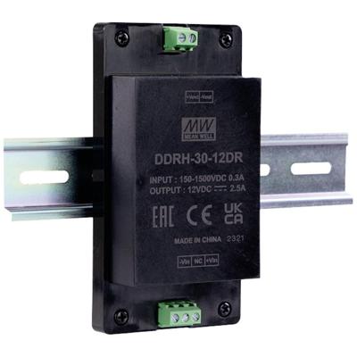 MEAN WELL DDRH-30-12DR DIN-rail DC/DC-converter 12 V/DC Aantal uitgangen:1 x Inhoud 1 stuk(s)