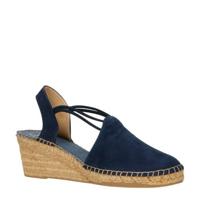 Toni Pons Tremp suède espadrilles donkerblauw - thumbnail