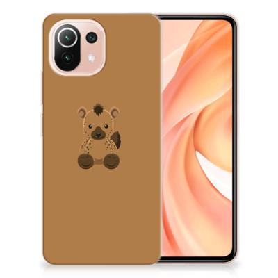 Xiaomi Mi 11 Lite | 11 Lite 5G NE Telefoonhoesje met Naam Baby Hyena Xiaomi Mi 11 Lite | 11 Lite 5G NE Telefoonhoesje met Naam Baby Hyena