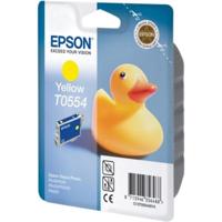 Huismerk Epson T0554 Inktcartridge Geel - thumbnail