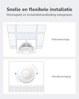 Cudy BE11000 Tri-Band Wi-Fi 7 draadloos toegangspunt, 1 x 10 GB SFP+-poort, 2.5G PoE-in, Cudy APP Control en Mesh, PoE/DC aangedreven, AP11000 - thumbnail