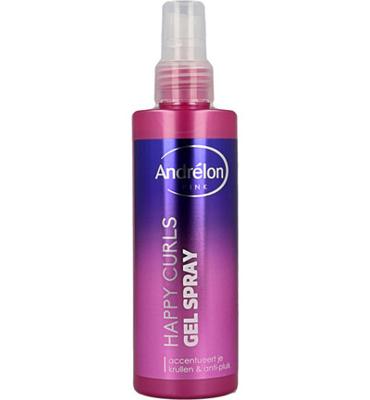 Andrelon Pink Happy Curls Gel Spray
