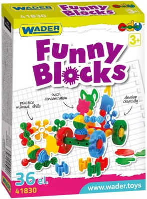 Wader funny blocks 36 stuks in doos