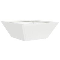 Tuin Kom Plantenbak 5 pcs Wit 40 x 40 x 15 cm Staal - thumbnail