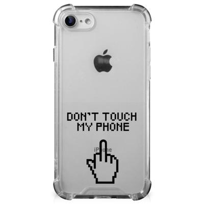 iPhone SE 2022/2020 | iPhone 8/7 Anti Shock Case Finger Don't Touch My Phone iPhone SE 2022/2020 | iPhone 8/7 Anti Shock Case Finger Don't Touch My Phone