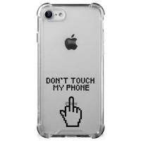 iPhone SE 2022/2020 | iPhone 8/7 Anti Shock Case Finger Don't Touch My Phone - thumbnail