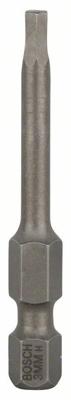 Bosch Accessories Inbus-bit 3 mm Extra hard E 6.3 3 stuk(s)