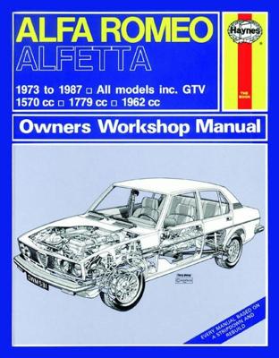 Haynes Werkplaatshandboek Alfa Romeo Alfetta 1973-1987 classic reprint 0531