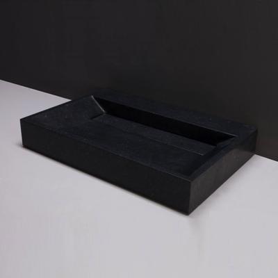 Wastafel Forzalaqua Bellezza Graniet Gezoet Met Kraangat 80,5x51,5x9 cm Forzalaqua