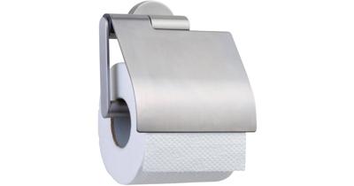 Toiletrolhouder Tiger Boston Met klep RVS Geborsteld - thumbnail