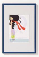 walther+ design KV130L Wissellijst Papierformaat: DIN A4 Blauw - thumbnail