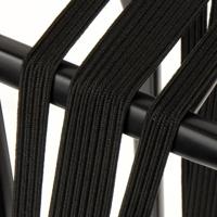 Qibbel Widek veiligheids-binder eye haak/haak zwart snelbinder - thumbnail