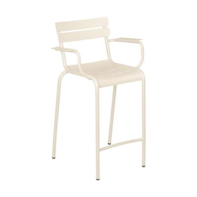 Fermob Luxembourg barkruk met arm H70 Beige Latte