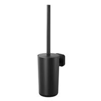 Tiger Carv toiletborstel met deksel 8,8x12,1x39,1cm zwart - thumbnail