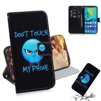 Woede patroon gekleurde tekening horizontale Flip lederen case voor Huawei mate 20 Pro met houder & card slots & portemonnee - thumbnail