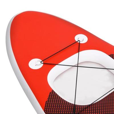 Stand Up Paddleboardset opblaasbaar 360x81x10 cm rood - thumbnail