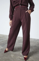 Sisters Point Pantalon Great-Pa3 | Deep Bordeaux - thumbnail