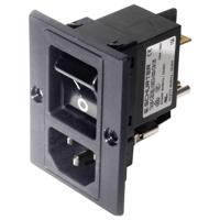 Schurter 3-108-463 Apparaatstekker (koud) Stekker, recht Totaal aantal polen: 3 10 mA Zwart 1 stuk(s) - thumbnail