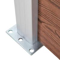 Schutting 175x186 cm HKC bruin - thumbnail