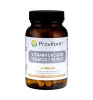Vitamine K2 100mcg & D3 75mcg 120 Vegetarische capsules - thumbnail