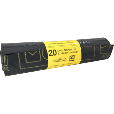Komo - Afvalzak 60x80cm 50my - 20x 20 stuks