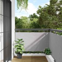 VidaXL Balkonscherm 600x90 cm pvc grijs - thumbnail