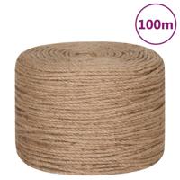 VidaXL Touw 100 m lang 6 mm dik jute - thumbnail