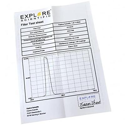 Explore Scientific H-Beta 0310235 Mistfilter voor telescopen, 1,25 inch
