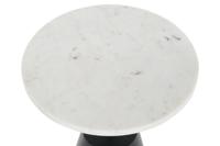 Bijzettafel DKD Home Decor Zwart Wit Metaal Marmer 40 x 40 x 50 cm - thumbnail
