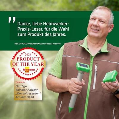 Gardigo Woelmuisverschrikker Functies: Ultrasoon 1 stuk(s)