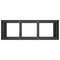 Plantenbak 120x40x80 cm koudgewalst staal zwart - thumbnail