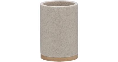 Tandenborstelbeker Sealskin Grace 10,2 x 7,2 cm Polyresin Zand Tandenborstelbeker Sealskin Grace 10,2 x 7,2 cm Polyresin Zand