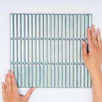 Mozaiek Sevilla Kit-Kat mini's Licht Groen spikkel 1,2x9,2 - thumbnail