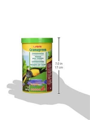 Sera Granugreen Nature 1L Voer voor Cichliden - Rijk aan Spirulina & Spinazie zonder Kunstmatige Toevoegingen