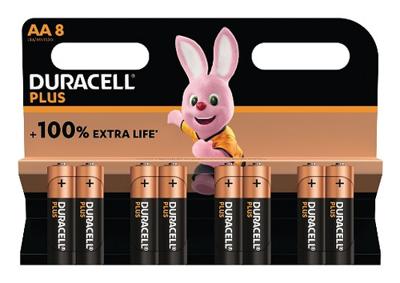 Duracell Plus Wegwerpbatterij AA Alkaline Duracell Plus Wegwerpbatterij AA Alkaline