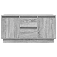 Tv-meubel met LED-verlichting 100x41x50 cm grijs sonoma eiken - thumbnail