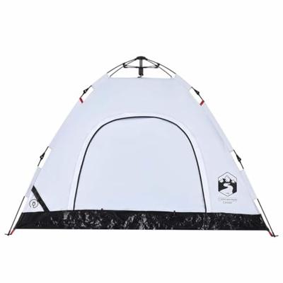 VidaXL Tent 3-persoons snelontgrendeling verduisterende stof wit VidaXL Tent 3-persoons snelontgrendeling verduisterende stof wit