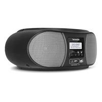 TechniSat DIGITRADIO 1990 Radio/CD-speler DAB+, VHF (FM) AUX, Bluetooth, CD, USB Acculaadfunctie, Wekfunctie Zwart - thumbnail