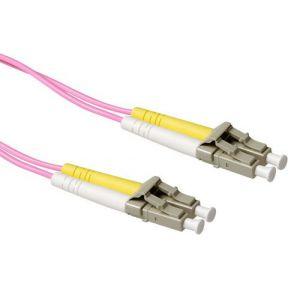 ACT RL9700 Glasvezel kabel 0.5 m LC I-V(ZN) H OM4 Violet