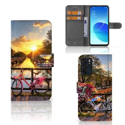 OPPO Reno6 5G | Flip Cover | Amsterdamse Grachten OPPO Reno6 5G | Flip Cover | Amsterdamse Grachten