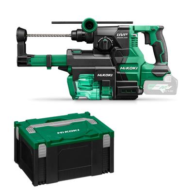 Hikoki DH3628DAW3Z Accu boor-breekhamer | 36 V | 3,2 J | Excl. Lader en accu's | Stofafzuigunit | HSC III koffer DH3628DAW3Z